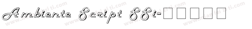 Ambiente Script SSi字体转换